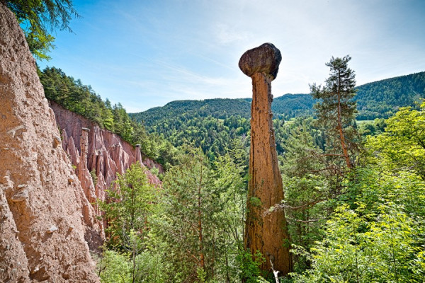 Erdpyramiden in Unterinn am Ritten