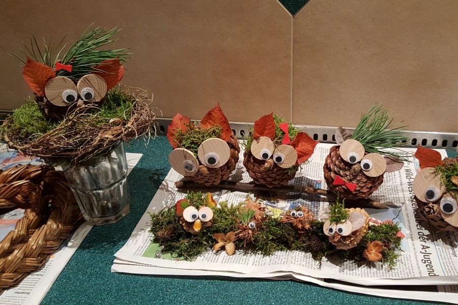 Unsere Herbstdekoration rund um den Bauernhof