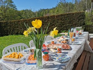 Gemeinsames Brunchen mit der Familie