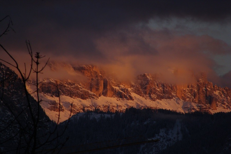 Aussicht auf die Südtiroler Bergwelt