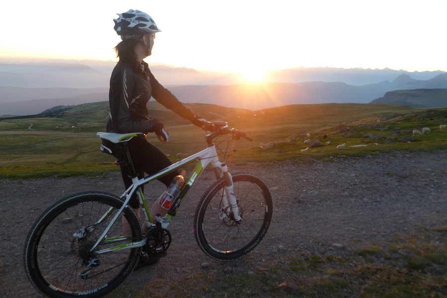 Fahrrad - Mountainbike tour durch Südtirol